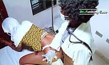 Eine indische muslimische Krankenschwester mit einem großen Hintern wird von einem Arzt gefickt