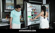 Nude teen stepson gets punished for his bad behavior in Myfamtaboo porn video